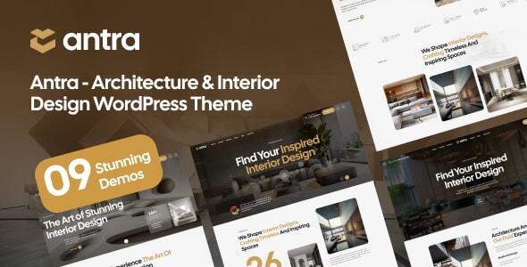 Antra - Architecture & Interior Design WordPress Theme Antra - Architecture & Interior Design WordPress Theme
